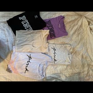 Pink everyday tees